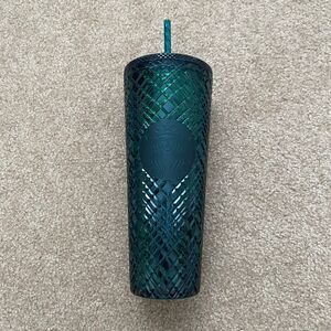 Starbucks Green Jewel Tumbler Cold Cup - Venti 24 oz NWT Brand New